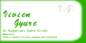 vivien gyure business card